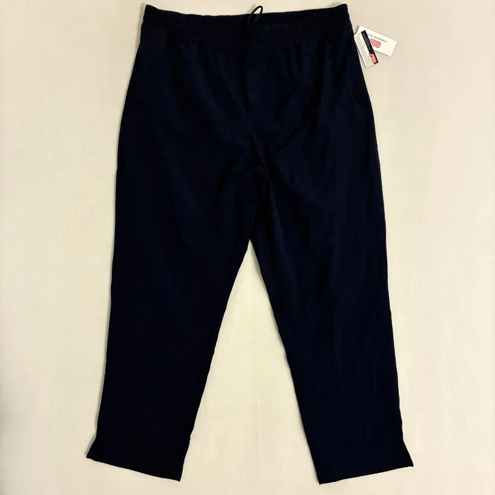 NWT Vineyard Vines Golf Pant Mens L Performance Elastic Waist Pull On Preppy‎